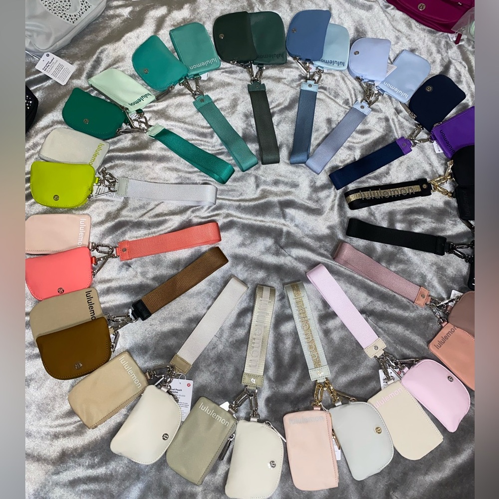 lululemon athletica assorted colorful key & card holders - Picture 3 of 16